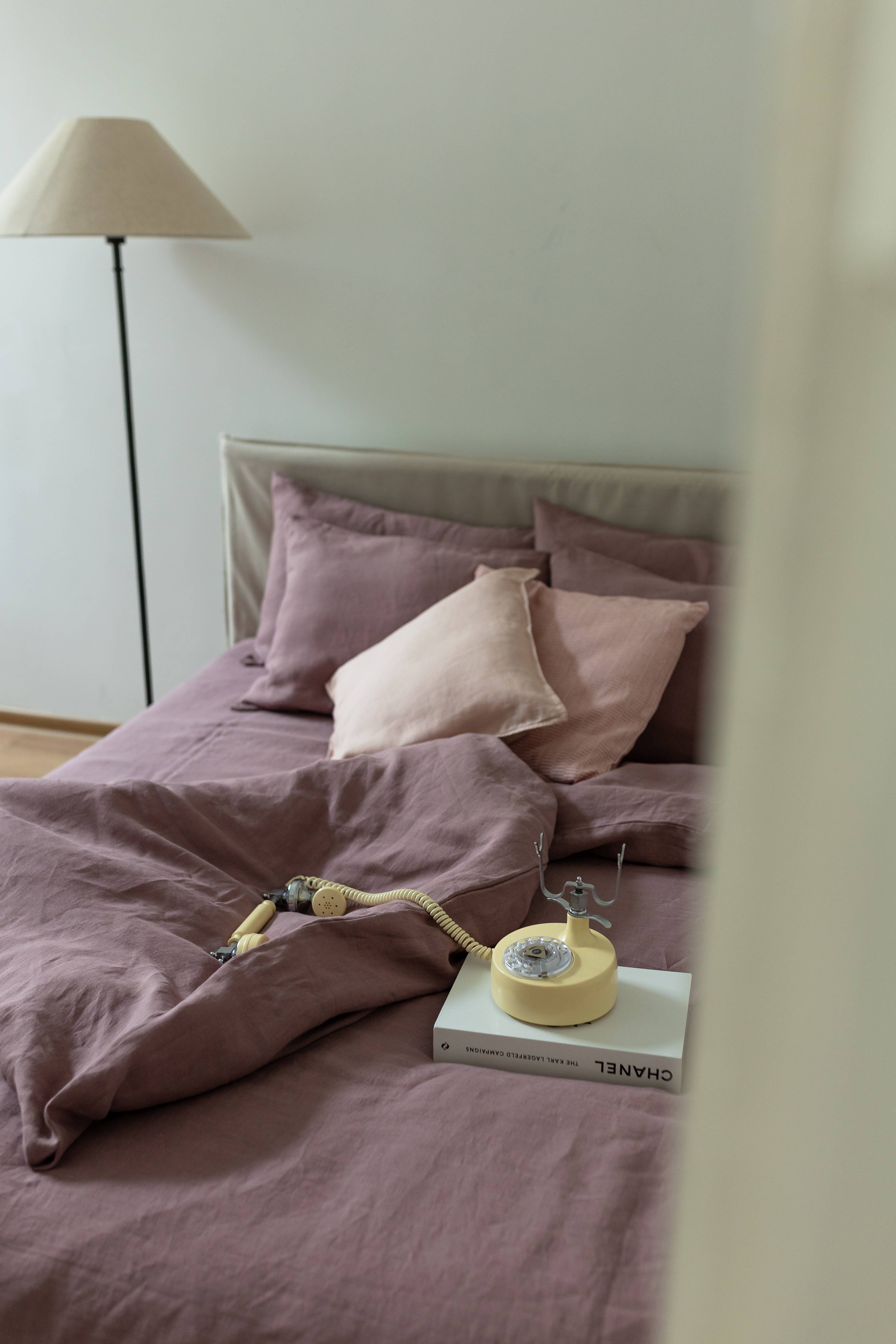 Linen Spells - Wholesale Bedding pillowcase/sham - Woodrose Washed Linen Pillowcase2