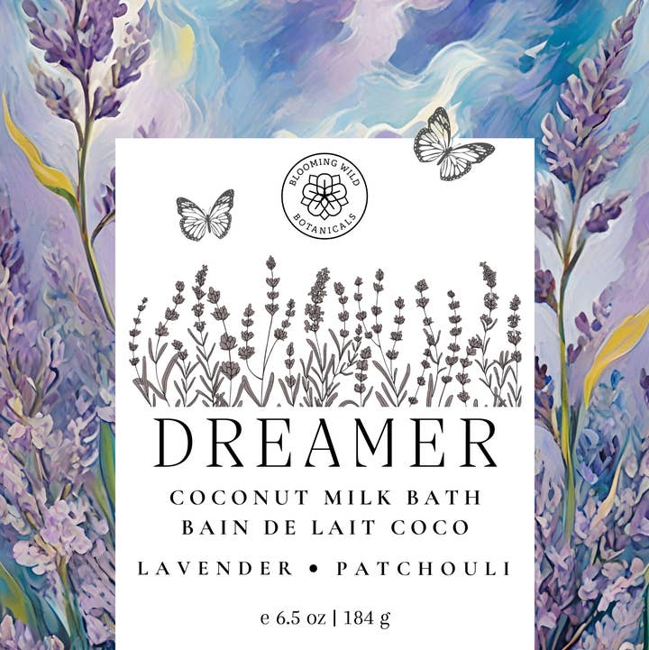 Blooming Wild Botanicals - Wholesale Bath Soak/Milk - Summer Nights Coconut Milk Bath Sath Sachet | Lavender 2