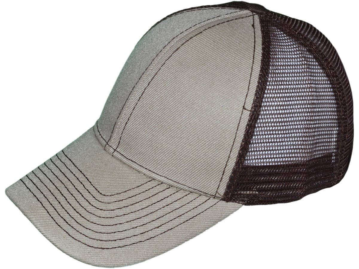 Buck Wholesale – Engroshandel Trucker hat - Unisex – Kontrastsyning Trucker Hatte - BK Caps Structured 6 Panel1