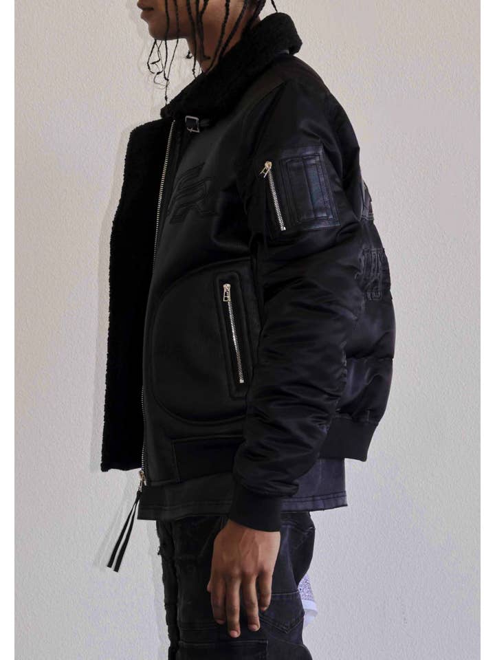 Svart MUSTANG MA-1 UNISEX JACKA för wholesale på Faire