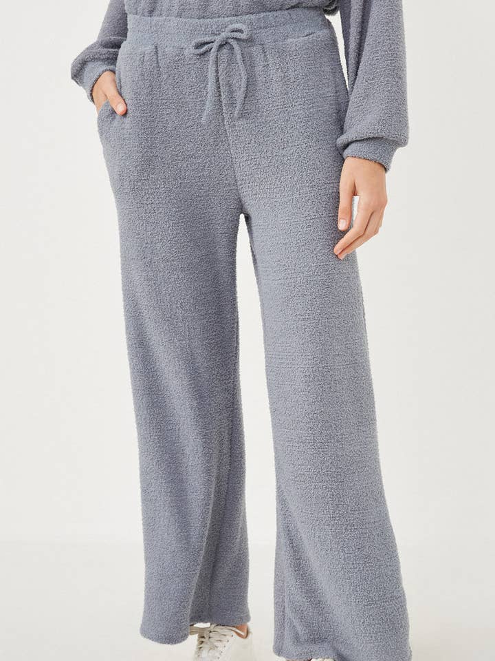 Damen Fleecehose mit elastischem Bund und Kordelzug, weites Bein für den Großhandel von Hayden LA