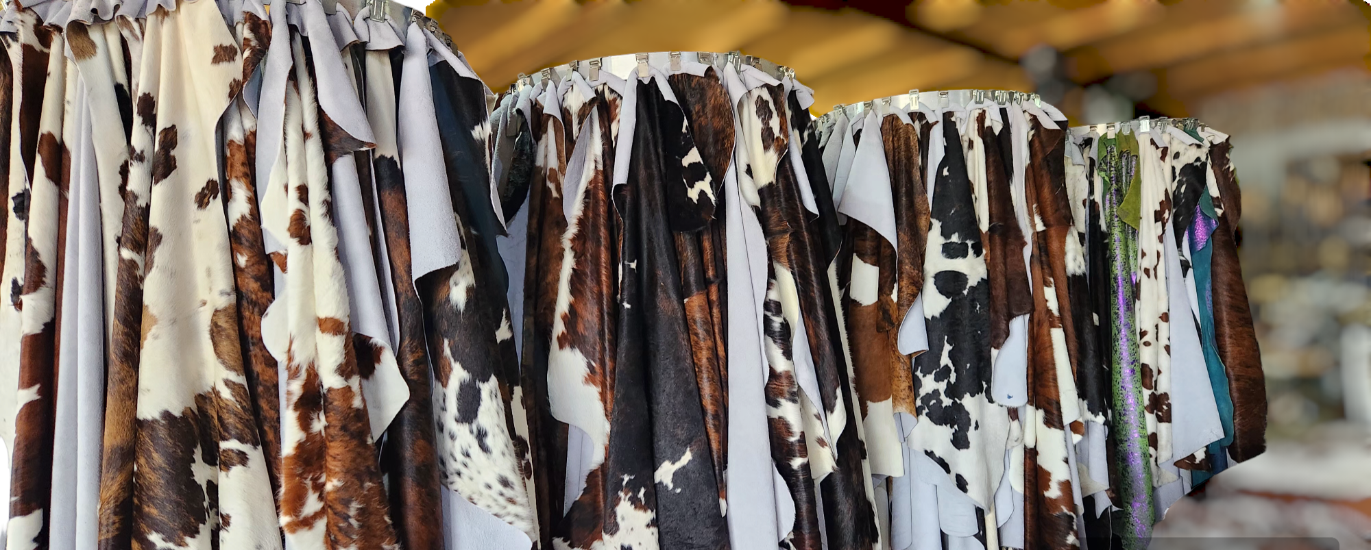 Luises Perez Imports LLC – Engroshandel Løst tæppe – Ko- og skind i blandede farver7