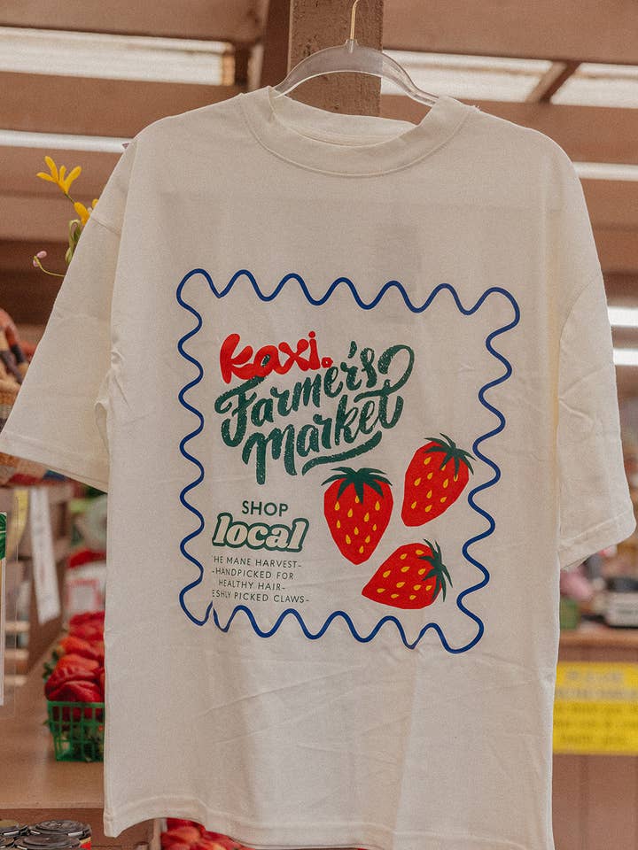 T-SHIRT DO MERCADO DE PRODUTORES KAXI por atacado de KAXI