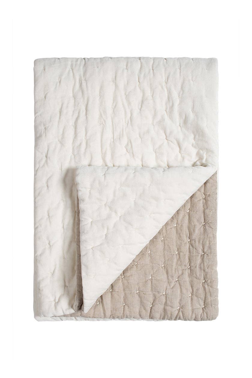 Niki Jones – wholesale Quilt – Velvet Linen Throw18