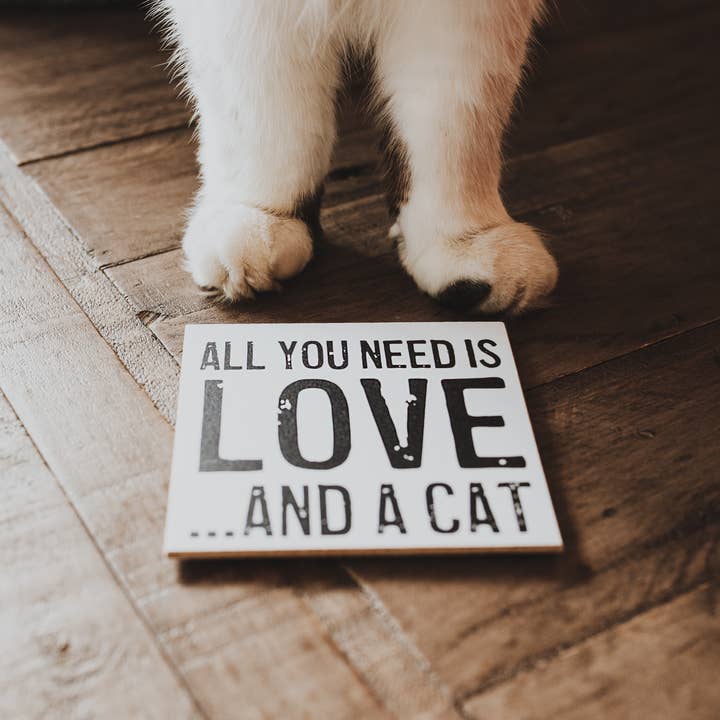 Cedar Mountain Studios - Wholesale Coasters - Coasters or Magnets - Bold Line - All You Need Is Love