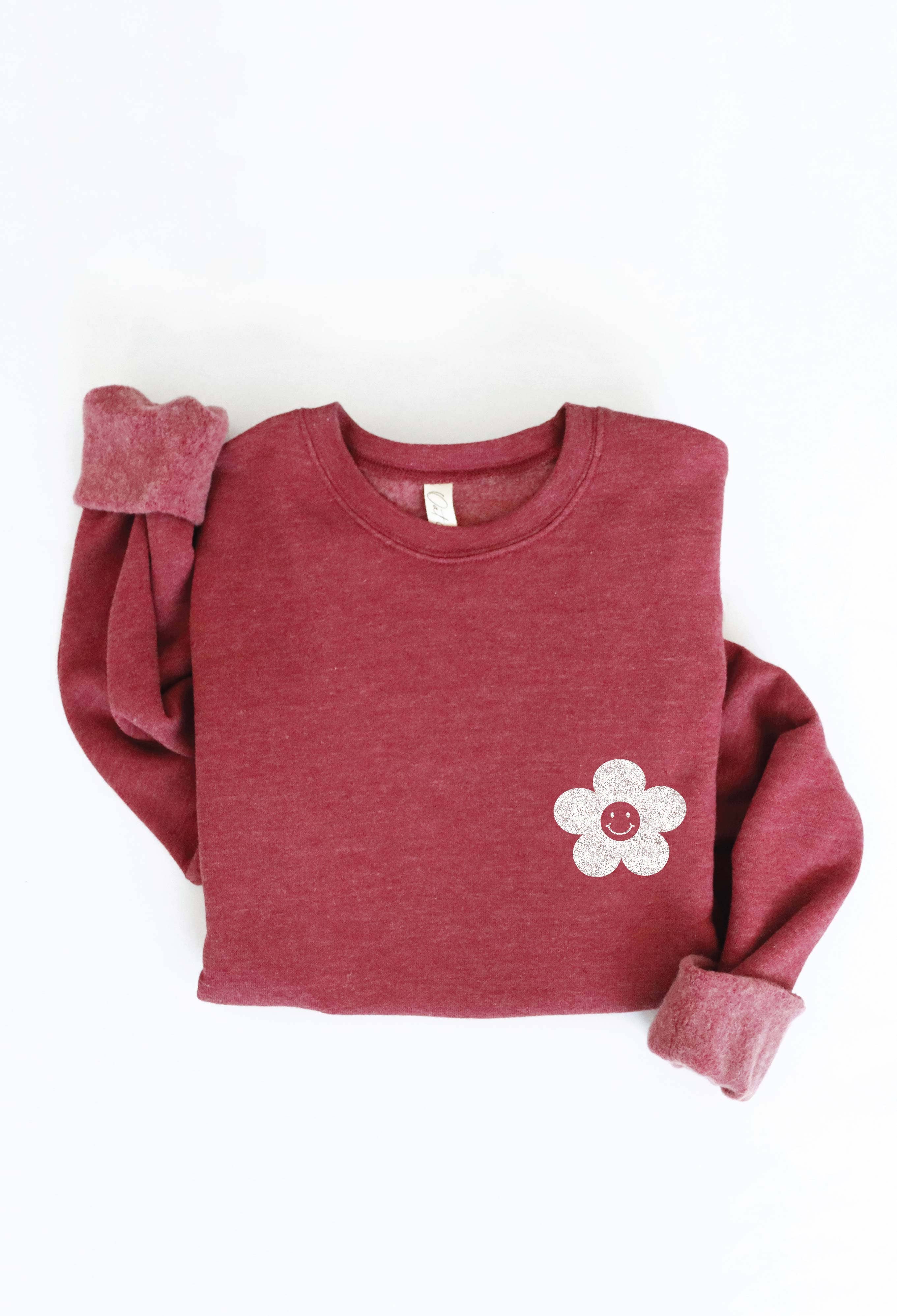 OAT COLLECTIVE - Wholesale Graphic Sweatshirt - Women's - GOOD VIBES FRONT AND BACK PRINT Sweatshirt7