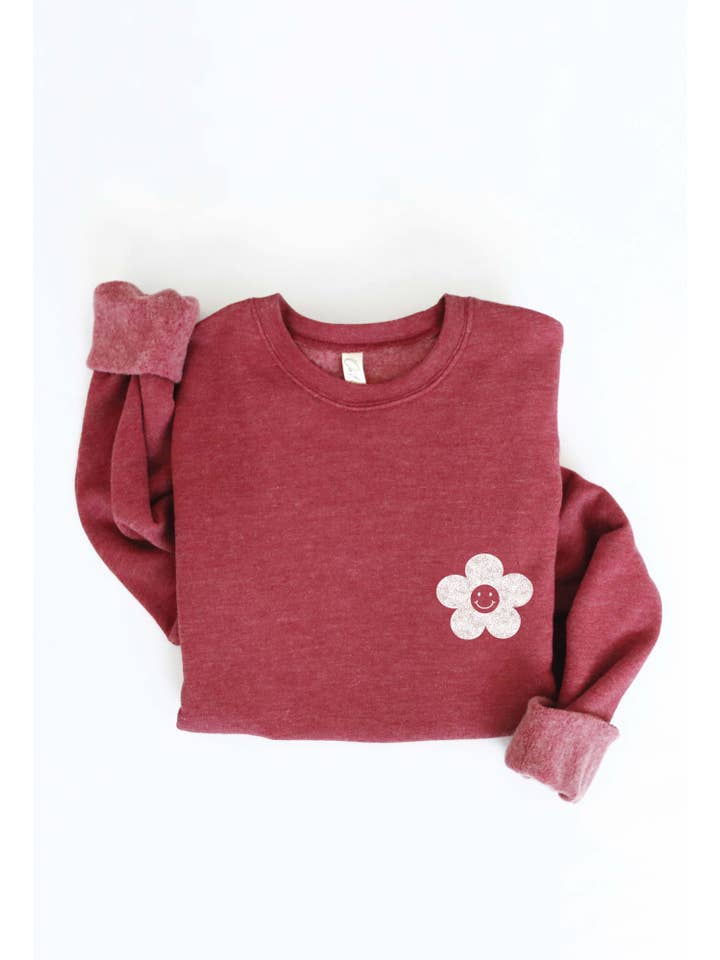 OAT COLLECTIVE - Wholesale Graphic Sweatshirt - Women's - GOOD VIBES FRONT AND BACK PRINT Sweatshirt7