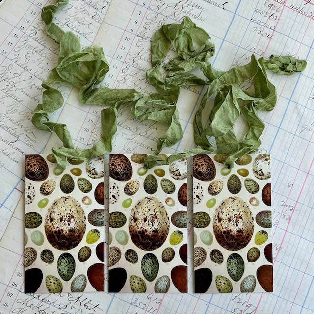 Beautiful Gift Tags, Hang Tags - Eggs pkg/3 for wholesale by RiverHaus