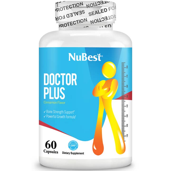 NuBest Nutrition - Wholesale Oral Supplement/Vitamin - NuBest Doctor Plus, Height Growth for Teens 10+, 60 Caps