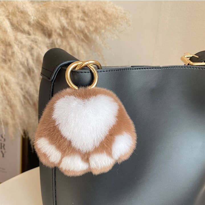 FurDecoration - Wholesale Keychain - Women's - Gift For Her Real Rabbit Fur Keychain Luxury Bag Charms5