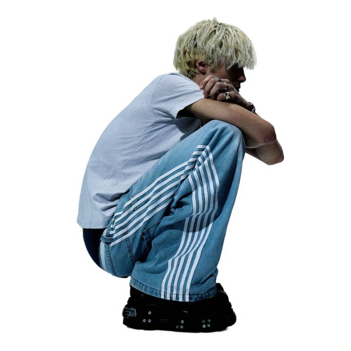 Tourtiwi - Wholesale Pants - Unisex - Loose side drawstring wide leg long pants for men and women4