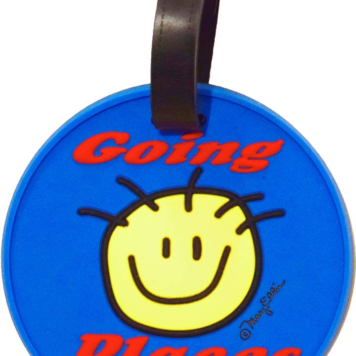 Mary Ellis - Wholesale Luggage Tag - Going Places Luggage Tag | Fun Luggage Tag | Unique Luggage Tag