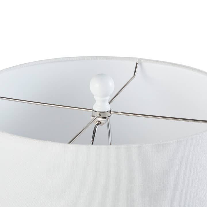Olliix - Wholesale Accent/Desk Lamp - Dimmable Farmhouse Distressed Floral Table Lamp, Cream