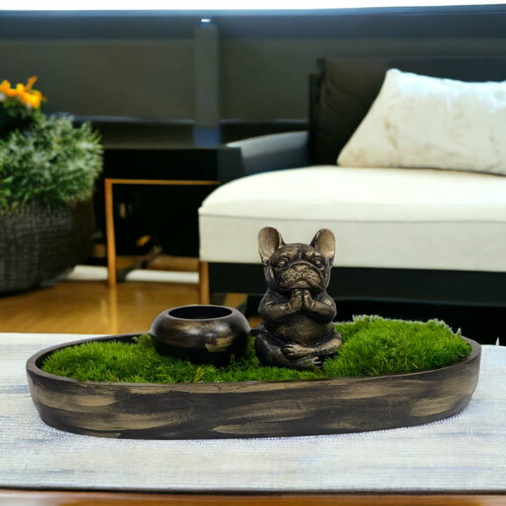 Planters Made in the USA - Wholesale Decorative Tabletop Object - Moss Table Centerpiece Decor Preserved Plant, Forever Green16