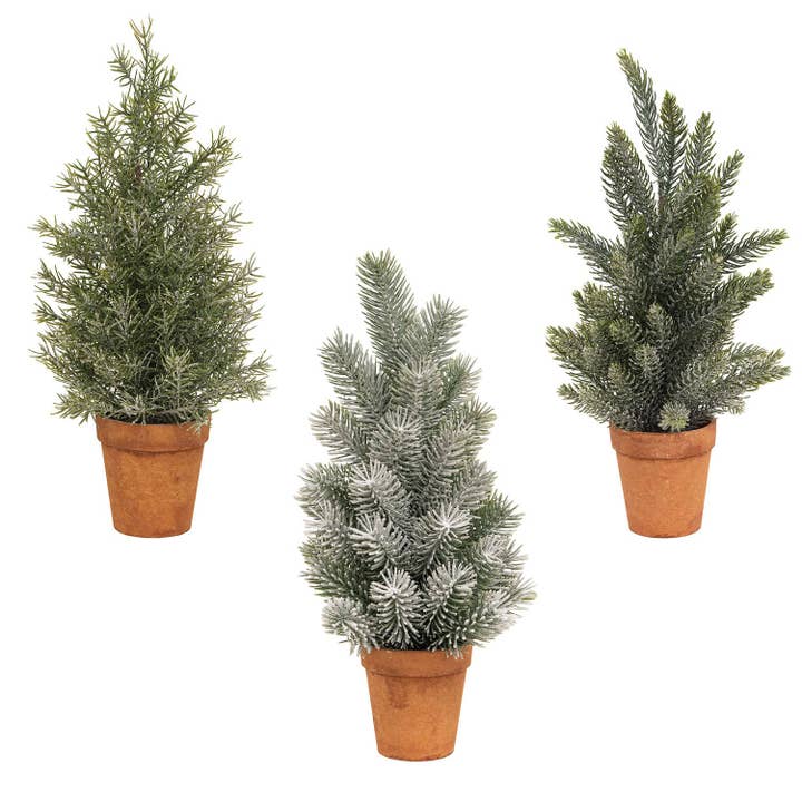 3PC Asstd. 14" tallar i terrakottakrukor för wholesale av CWI Gifts