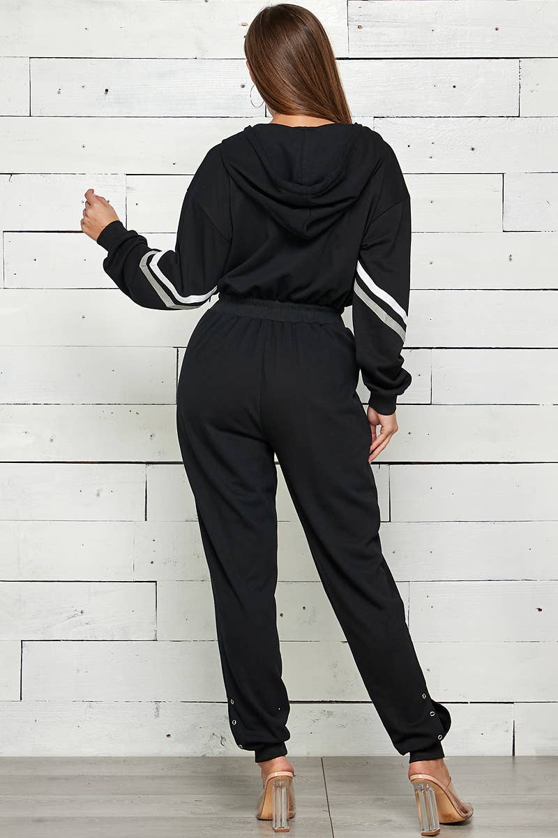 Shop Michella – Großhandel Jumpsuit – Damen – JUMPSUIT AUS FRANZÖSISCHEM FROTTEE MIT REISSVERSCHLUSS VORNE11