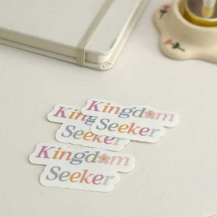 Grow in Grace - Wholesale Sticker - Kingdom seeker, Christian stickers, seek God's kingdom2