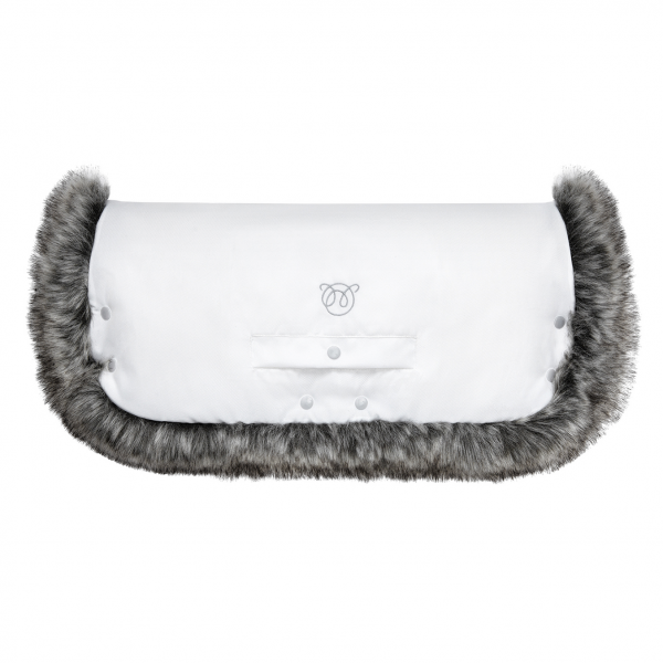 MAYLILY – wholesale Barnvagnsöverdrag/-tillbehör - Baby – Barnvagn muff SNØ - vit0