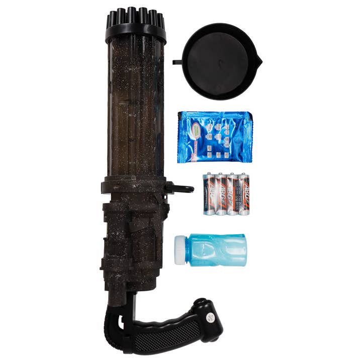 Assorted Phantom Led Light-up Bubble Gatling Gun for wholesale on Faire3
