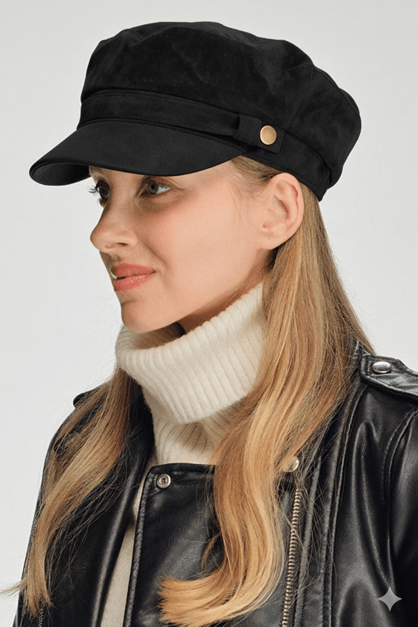 MiMi Wholesale - Wholesale Newsboy/Schoolboy Hat - Women's - FHE0166 Faux Suede Fisherman's Cap3