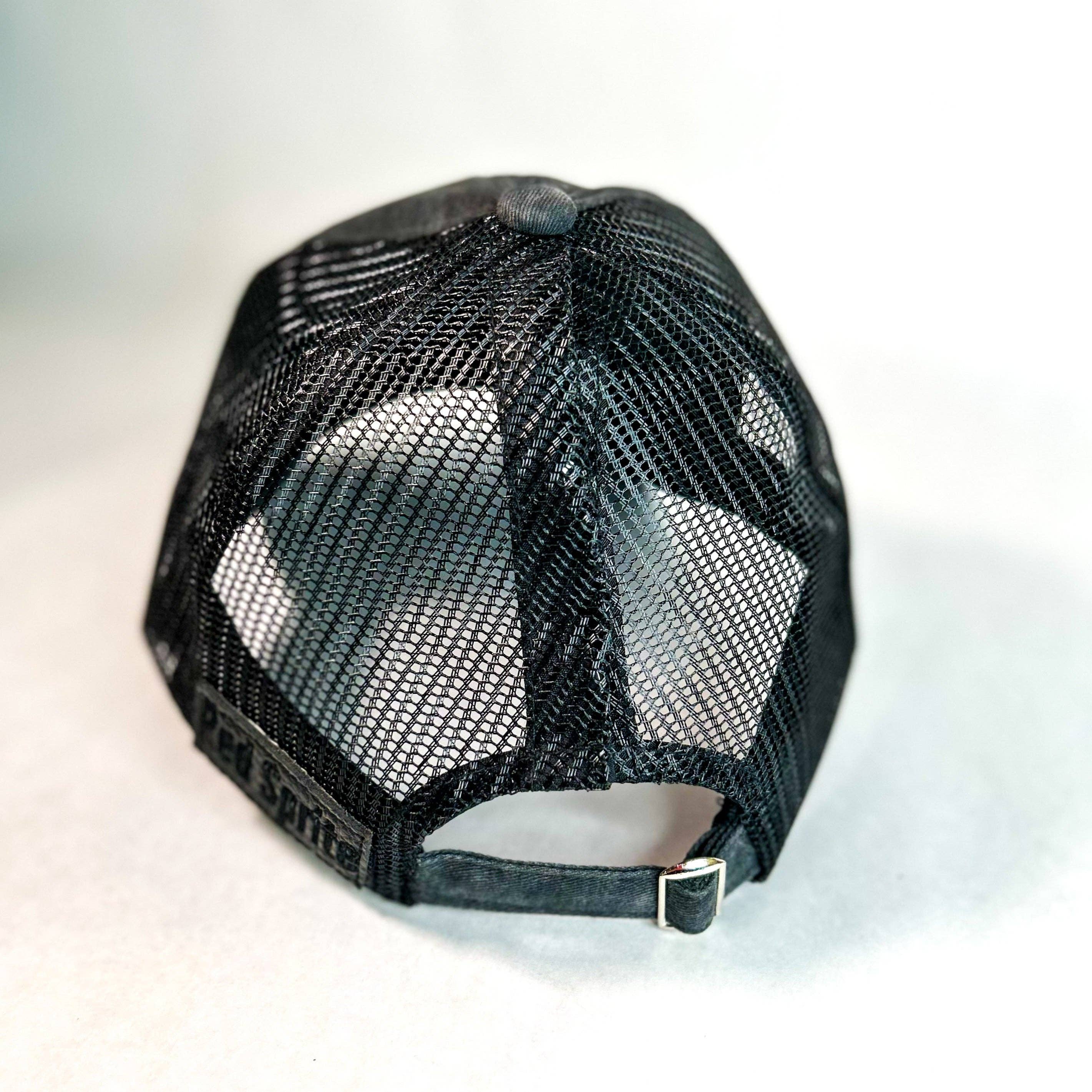 Red Sprite Hats - Wholesale Baseball Cap - Women's - Hidden Messy Bun Baseball Cap 2.0, High Ponytail Hat27