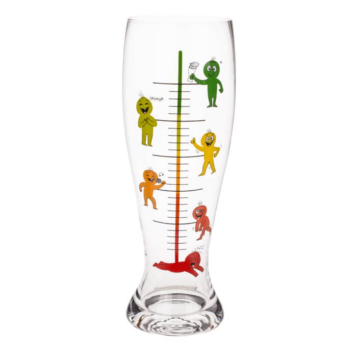 Out of the blue KG - Vente Verre/chope à bière - Verre à bière XXL, étapes de la consommation,