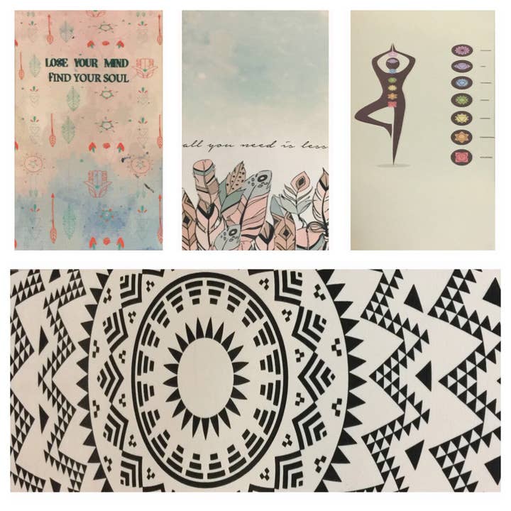 Tapis de yoga personnalisés, États-Unis pour la vente par FabricDome