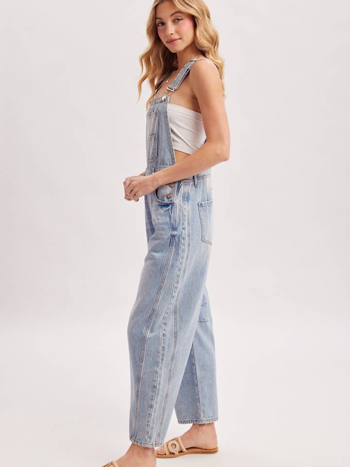 Bluivy - Wholesale Overalls - Women's - DENIM BARREL OVERALLS11