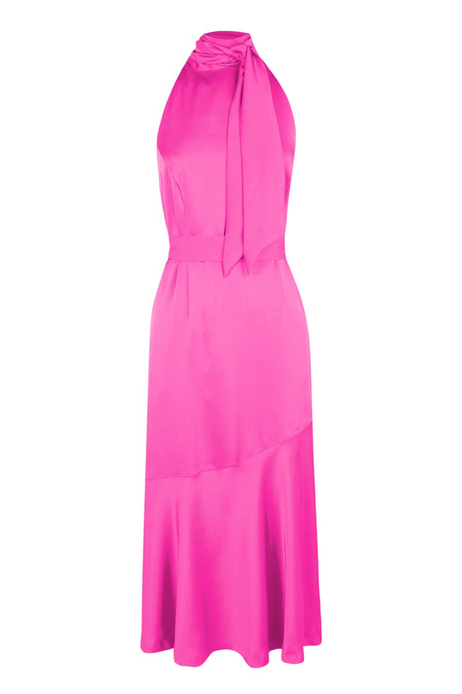 Fucsia Cosmos Fuchsia Halterkleid mit fließendem Stoff für den Großhandel auf Faire0