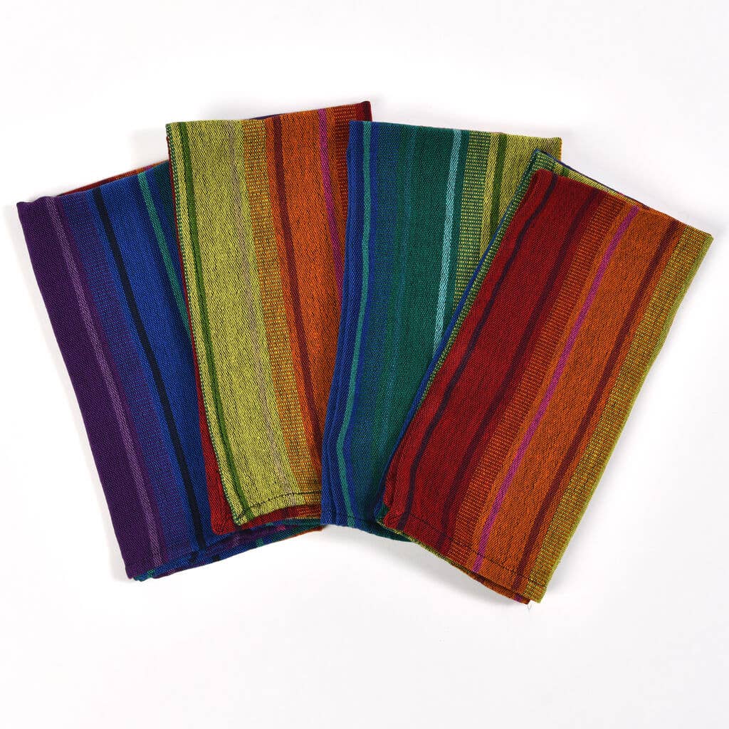 Mayamam Weavers – wholesale Dinner & cloth napkin – Handwoven Striped Cloth Napkins11