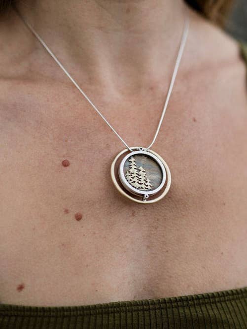 Oregon Forest Neckalce for engroshandel hos Modern Madini