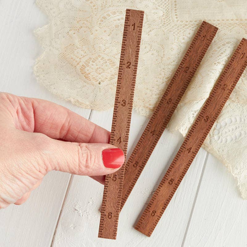 Factory Direct Craft - Wholesale Decorative Tabletop Object - 6" Rustic Antique Look Rulers (Pack of 3 rulers) 3