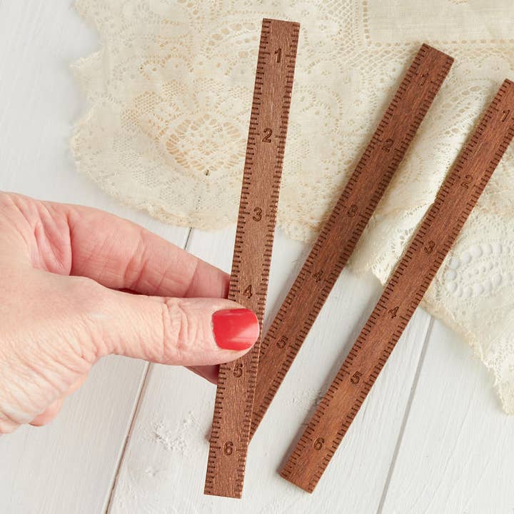 Factory Direct Craft - Wholesale Decorative Tabletop Object - 6" Rustic Antique Look Rulers (Pack of 3 rulers) 3