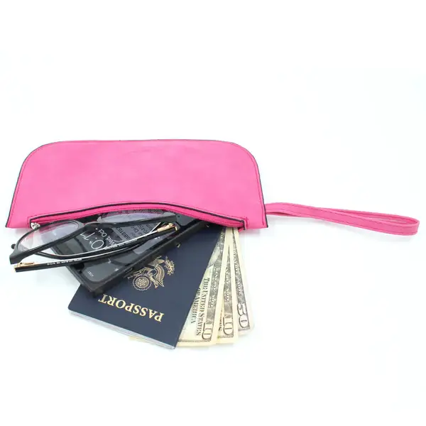 K. Carroll Accessories - Wholesale Wristlet - Faux Suede Vegan Leather Wristlet13
