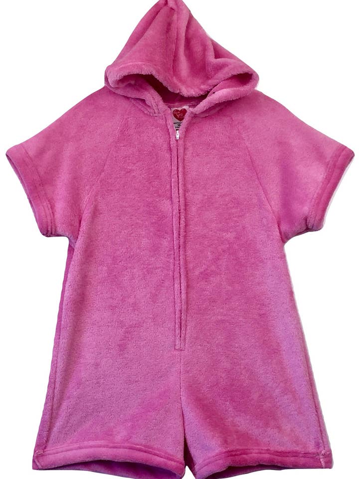 Fuzzy Pink Romper for wholesale by Made With Love & Kisses