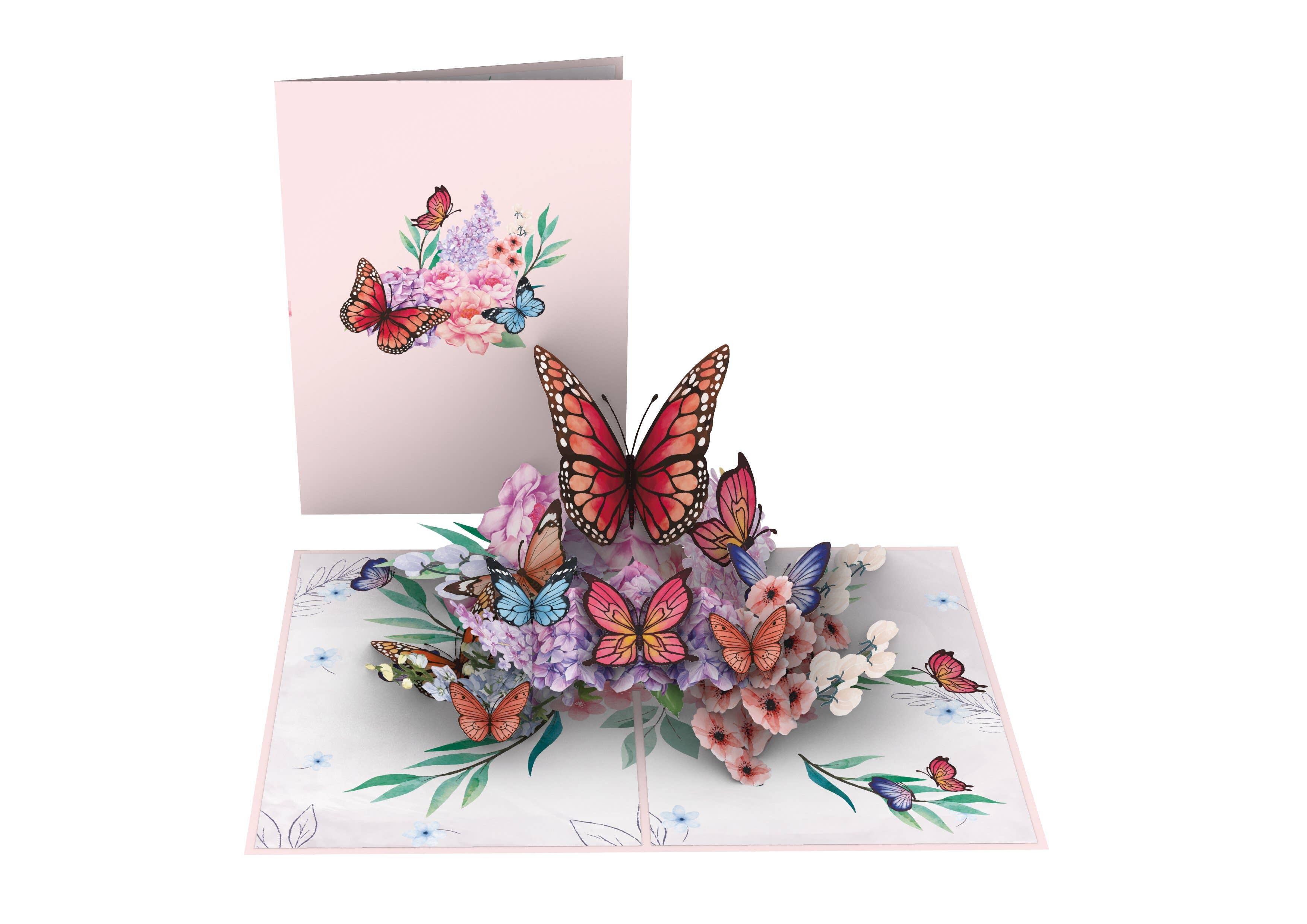 Blue Bird Cards - Wholesale Everyday Greeting Card - Butterfly Garden Pop-Up Card Pop-Up Card4