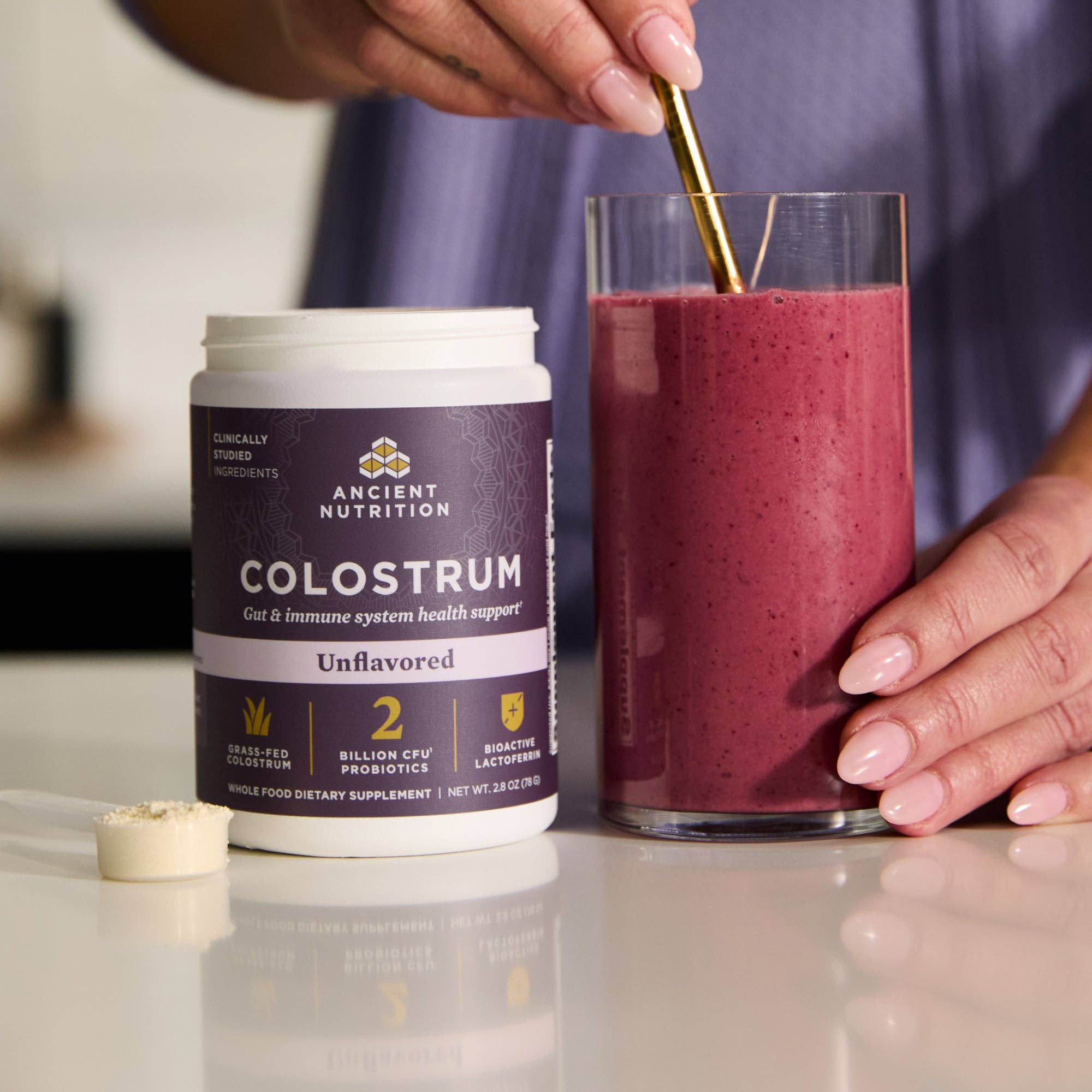 Ancient Nutrition - Wholesale Protein/Superfood Powder - Colostrum | Powder Unflavored (60 Servings)6