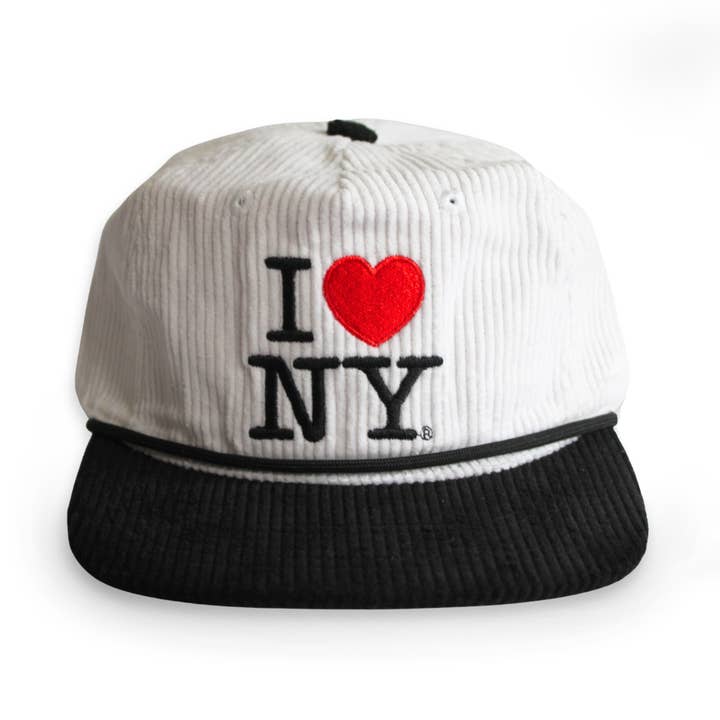 I LOVE NY Corduroy Cap for wholesale by Compas Life - Upstate of Mind