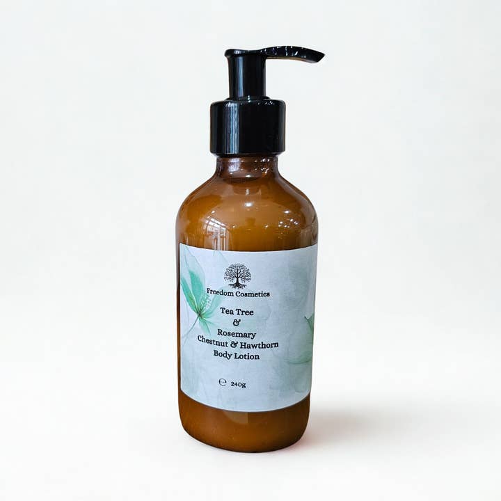 Lotion à l'arbre à thé et au romarin – Rafraîchissante & Revitalisante pour la vente par Freedom Cosmetics