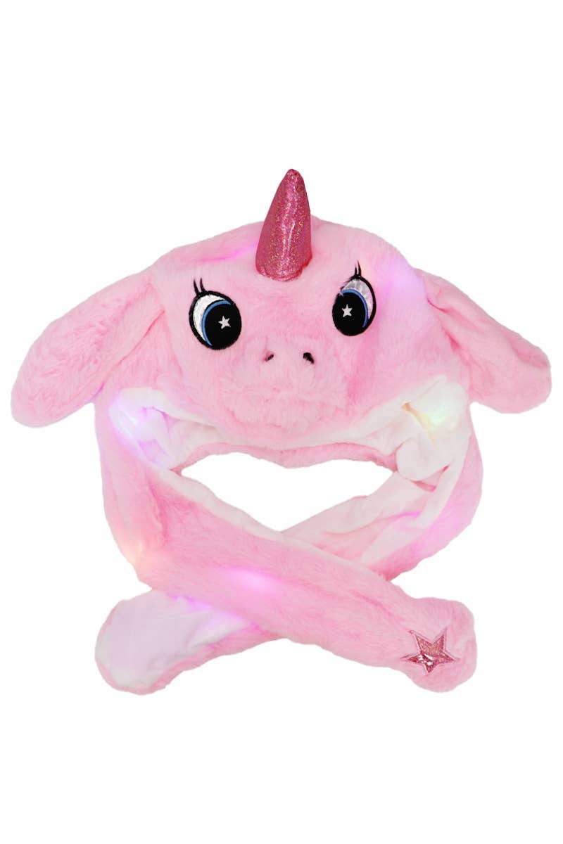 ASSORTED Unicorn Fluffy Fur Led Light-up Ear Moving Hat for wholesale on Faire7