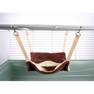 Classic Pet Products - Wholesale Pet Toy - Not Cat/Dog - Fluffy Lined Hammock With Pouch: Luxury Chocolate