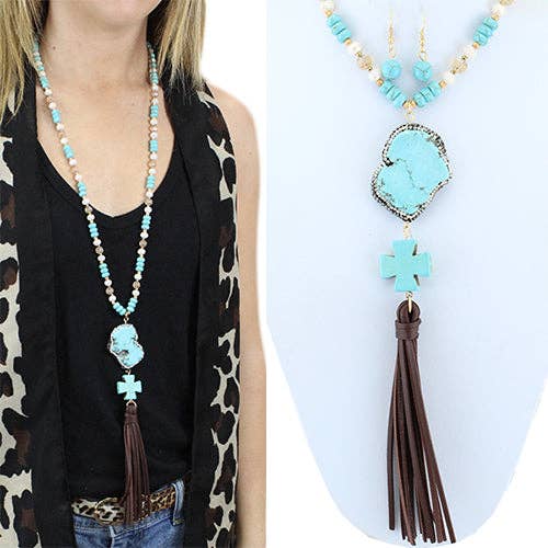 Your Fashion Wholesale - Wholesale Sieradenset - Turquoise kettingen2