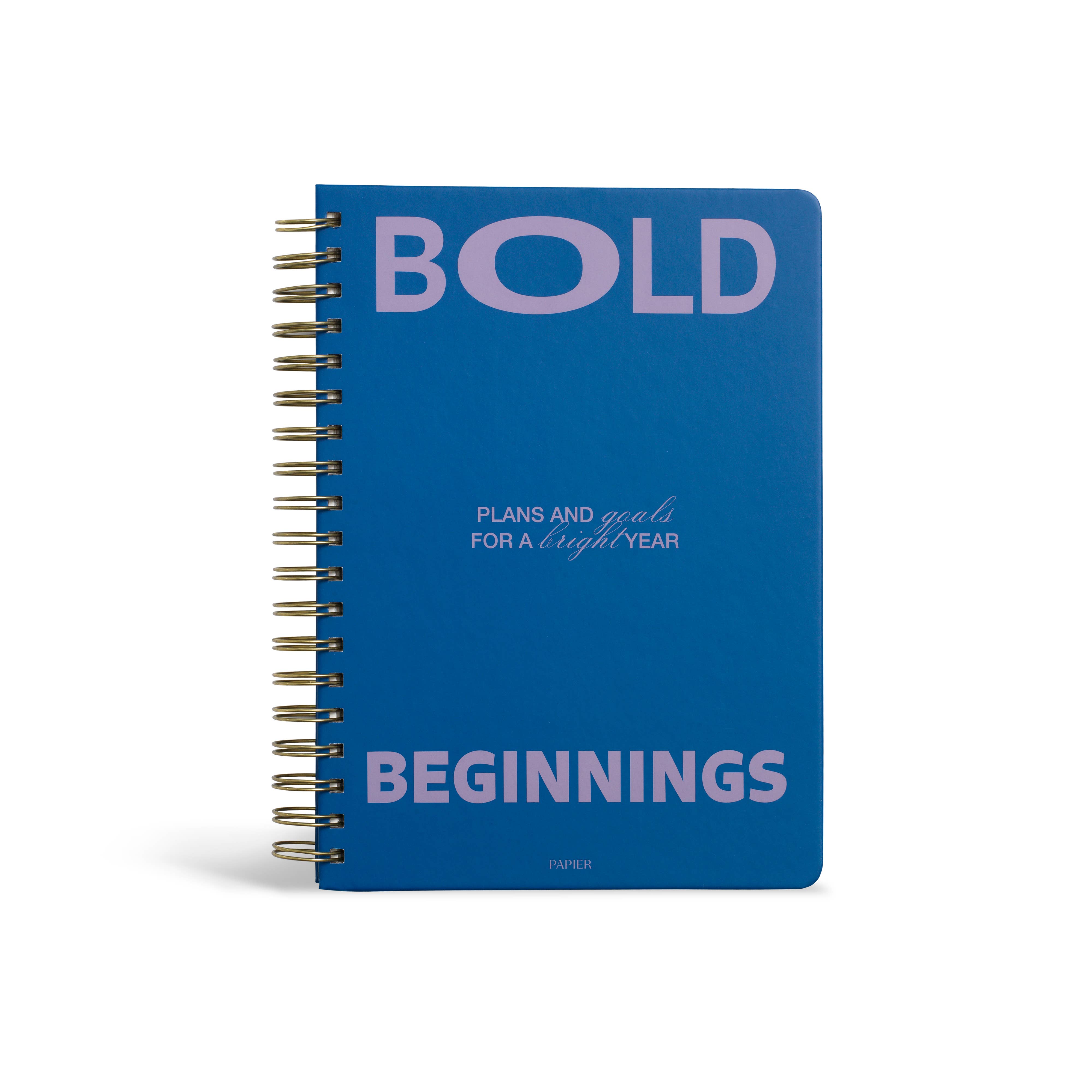Papier - Wholesale Planner - Daily Planner, Undated, B5 Spiral Hardcover - Bold 0