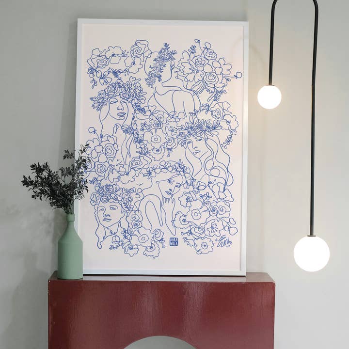 Summer Queen Art Print for wholesale by Dora Nola