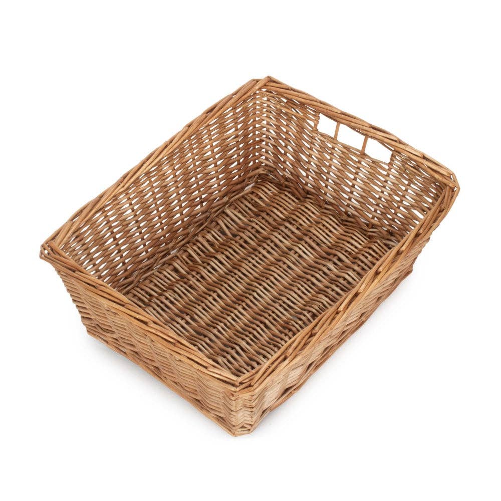 Red Hamper – wholesale Korg – Stor djup rektangulär förvaringsbricka1