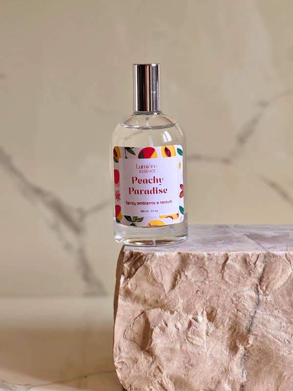 Spray d'ambiance et tissus - Peachy Paradise | Lumière Essence pour la vente par Kit Little Garden