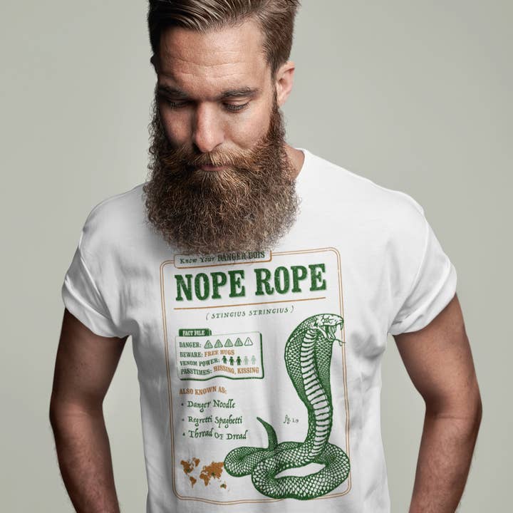 White Know Your Nope Rope (AKA Snake) for wholesale on Faire1