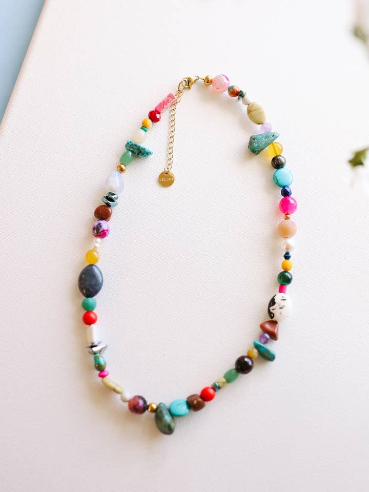 Collar de cuentas colorido Stevie para venta al por mayor de BELJOY