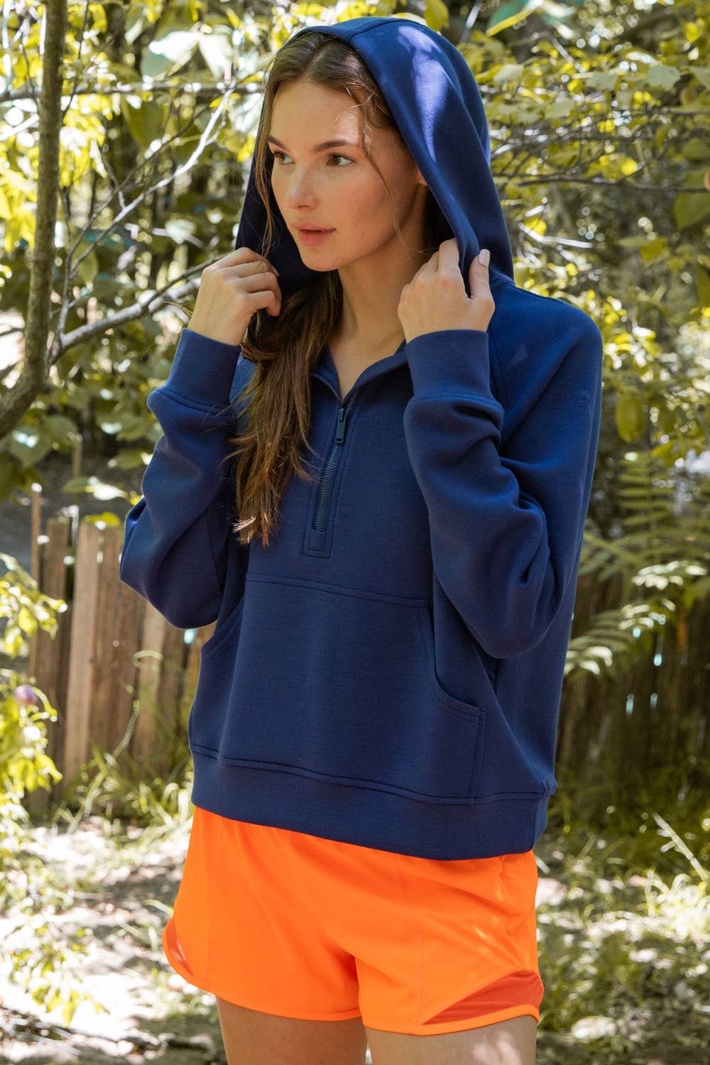 Rae Mode - Wholesale Hoodie - Women's - MODAL SCUBA QUARTER ZIP HODDIE JACKET49