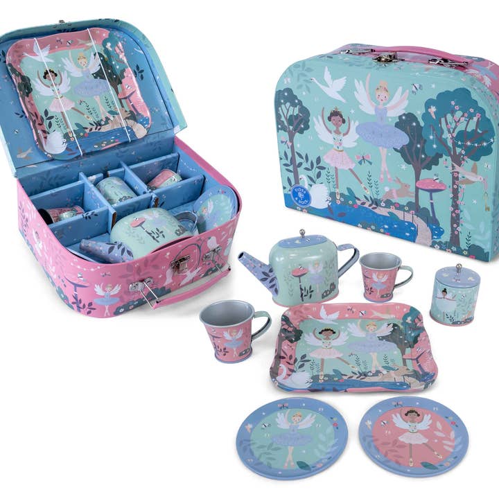 Enchanted 9pc Tea Set for wholesale by Floss and Rock
